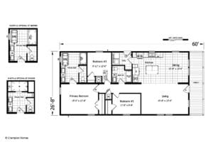 Champion Homes Bluffton 2860-02 Floor Plan