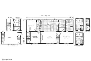 Champion Homes Cameron III 3260-02 Floor Plan