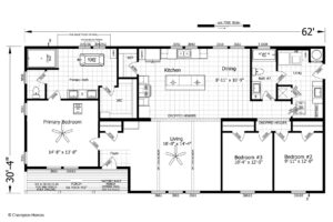 Champion Homes Excalibur 3262-05 Floor Plan