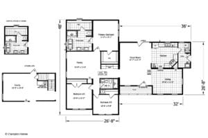 Champion Homes Homestead 4863-01 Floor Plan