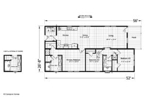 Champion Homes Islander 2856-04 Floor Plan