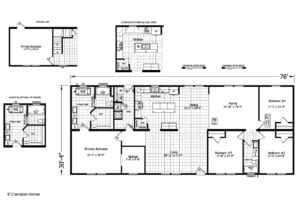 Champion Homes Kingsly 3276-07 Floor Plan