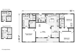 Champion Homes Lawson 3256-02 Floor Plan