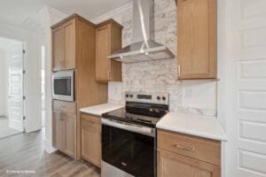 Champion Homes Montgomery 3266M Kitchen Range Area