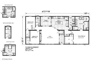 Champion Homes Somerset 3268-04 Floor Plan