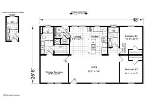 Champion Homes Suffolk 2848-03 Floor Plan