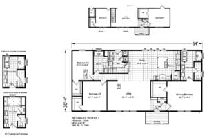 Champion Homes Tillery I 3264-01 Floor Plan