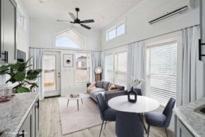 Champion Park Model 528 Kitchen & Living Room