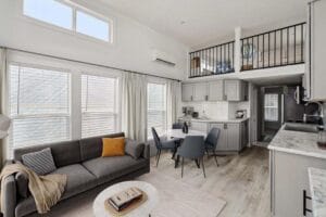 Champion Park Model 528 Living Room & Loft